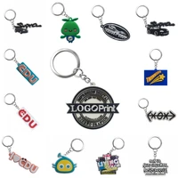 personalized customization pvc key chains your own design logo custom design key ring keychain for wholesale