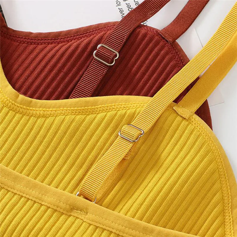 Повседневное женское нижнее белье бесшовный жилет бюстгальтер топы облегающий