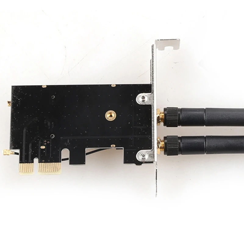 

PCI-E X1 to M.2 NGFF E-Key WiFi Wireless Network Adapter Converter Card with Bluetooth for Desktop PC