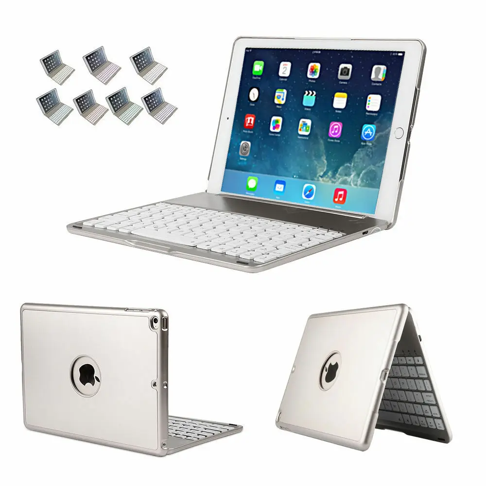 Беспроводной чехол клавиатура с Bluetooth для IPad Air 2 9 7 со смарт устройствами полный