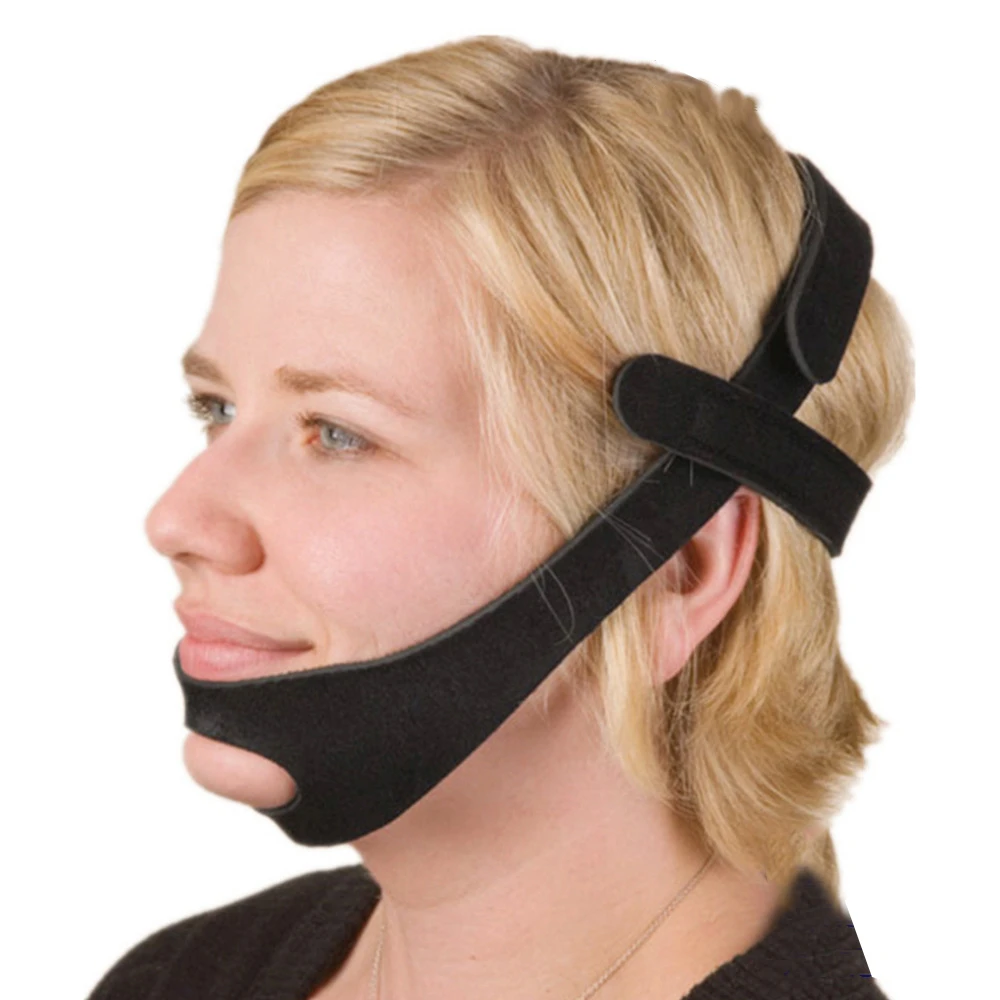Anti Snore Chin Strap Stop Snoring Belt Sleep Apnea Support Straps For Woman Man Night Sleeping Aid Tools Cpap Mask | Красота и