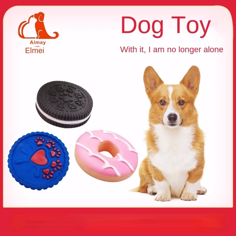 

Pet toys Dog toy Creative Biscuit Donut Molar Teeth Resistant Pet Dog Toy Pet Supplies