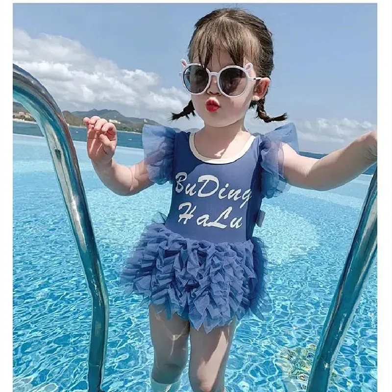 

Girls Baby Swimsuit Lace Baby Swimwear Dress Cake For Girls Toddler Bikini Beach Sunsuit Summer Infant Bathing Suit Baby Clothes