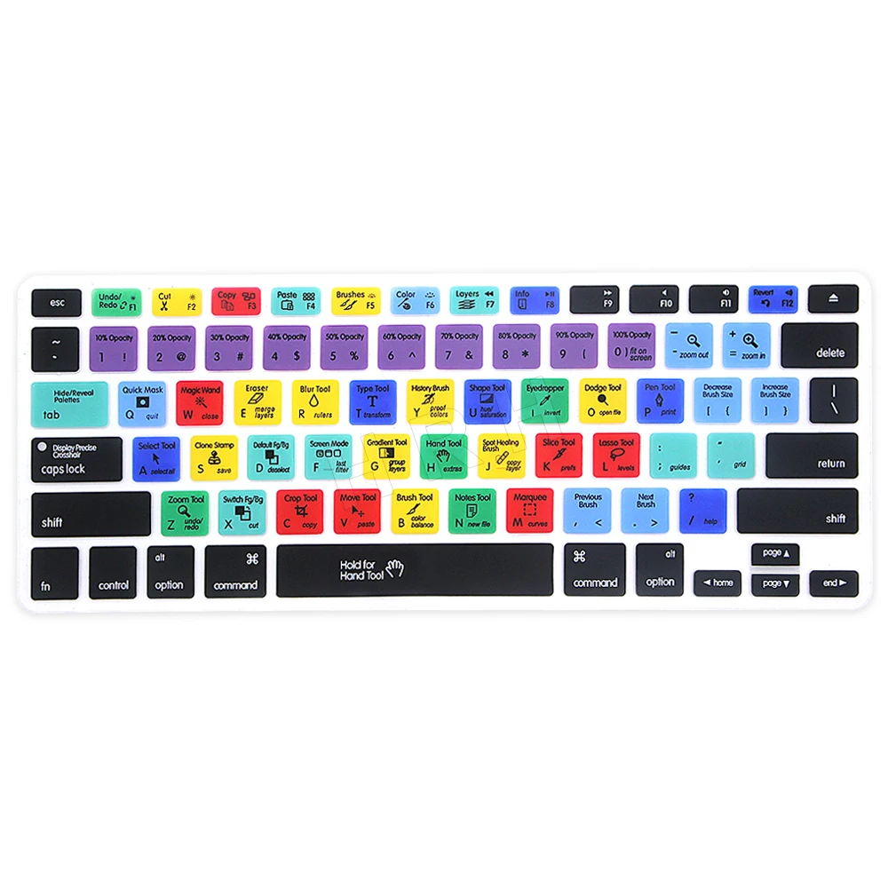 Накладка на клавиатуру из силикона для Macbook Air Pro Retina 13 15 17|keyboard cover skin|silicone keyboard
