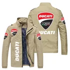 Мужская классическая брендовая мотоциклетная куртка с принтом логотипа, эксклюзивная Повседневная модная Клубная одежда, индивидуальная мотоциклетная куртка