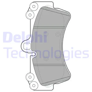 

DELPHI LP1997 BRAKE LINING ON 03 TOUAREG-Q7-CAYENNE 18"