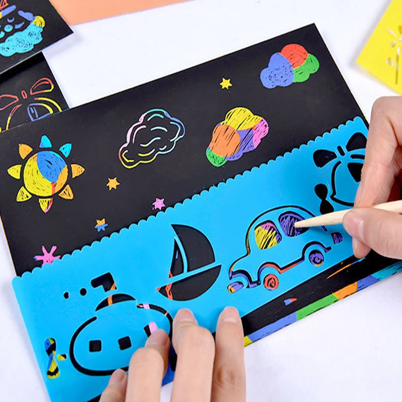 Искусство и ремесла для детей diy игрушки цветной картон креативные Сделай Сам