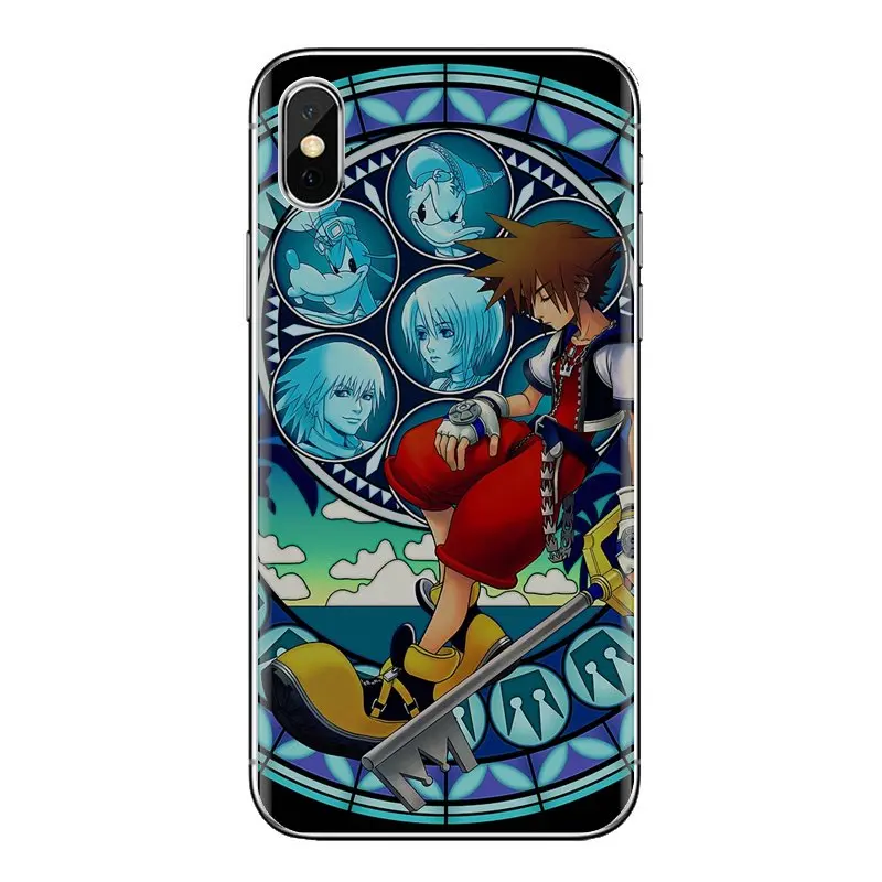 For LG G3 G4 Mini G5 G6 G7 Q6 Q7 Q8 Q9 V10 V20 V30 X Power 2 3 K10 K4 K8 2017 Ultra Thin Case Anime Kingdom Hearts Stained Glass |