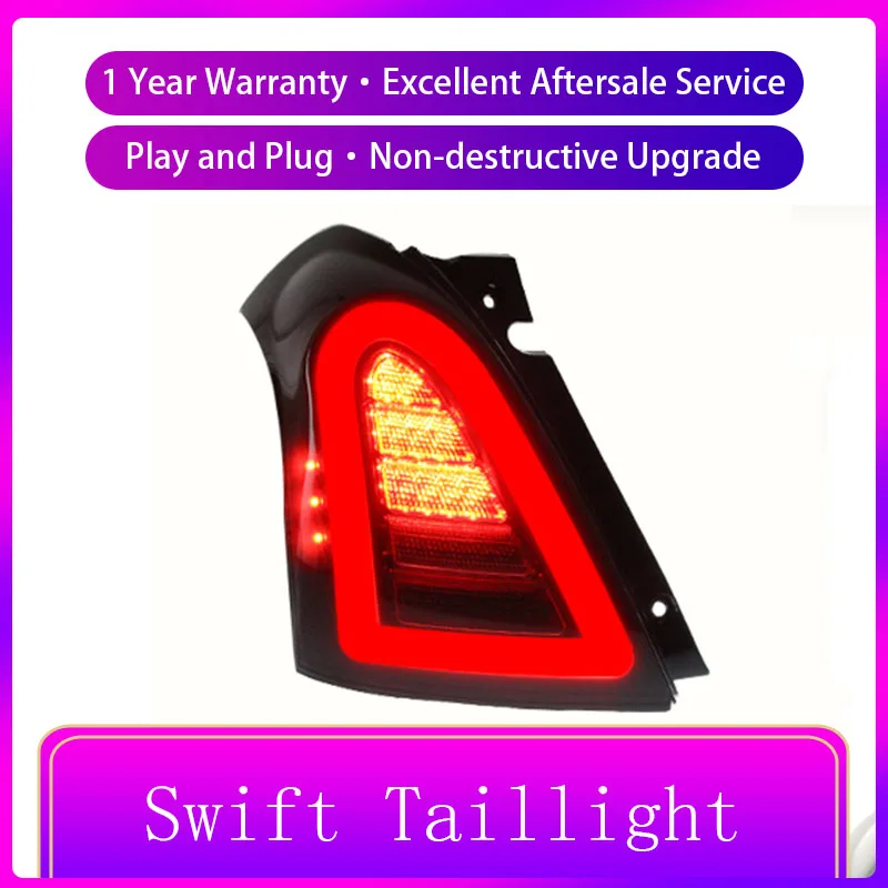 

2004-2017 for Suzuki Swift Tail Lights Swift LED Tail Light Rear Lamp DRL Signal Brake Reverse