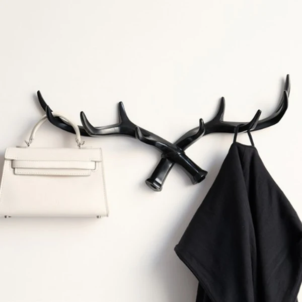 

Antler Wall Decoration Coat Hook Creative Bedroom Entrance Door Wall Key Hook Wall Hanging Hook
