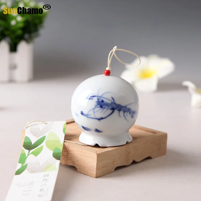 Ходовой товар оригинальный керамический подвесной колокольчик ручной работы с