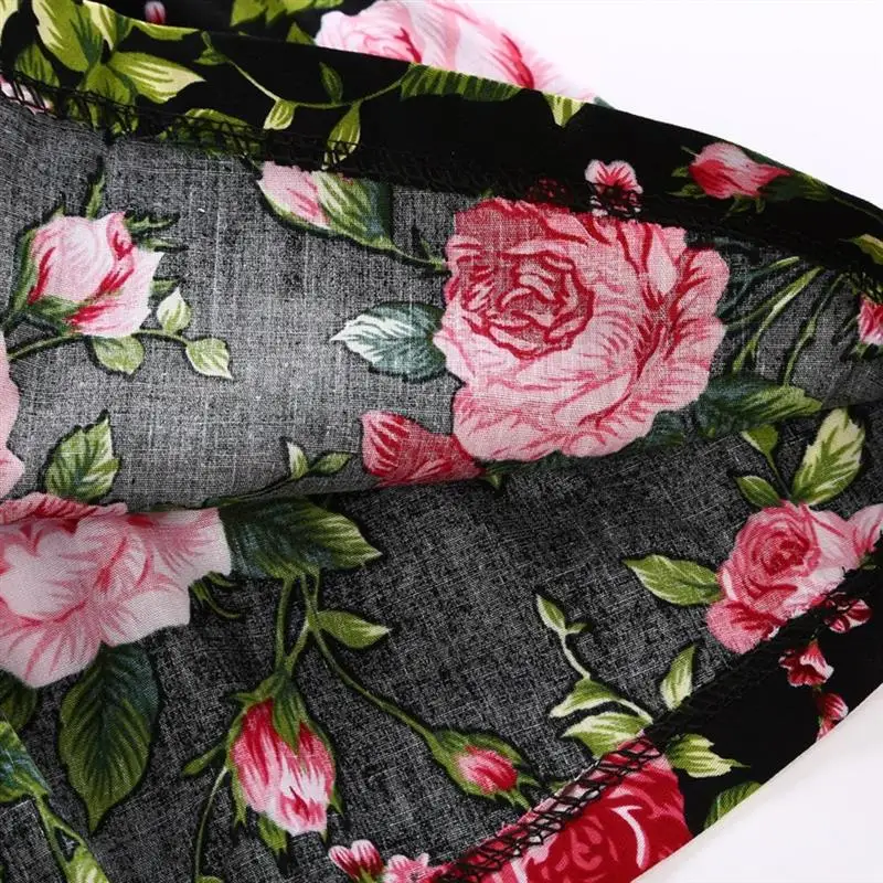 

Summer Kids Princess Girls retro Dress Floral Sleeveless Button large swing Dresses +Headband Outfits Baby Girl Clothes 1-3Years