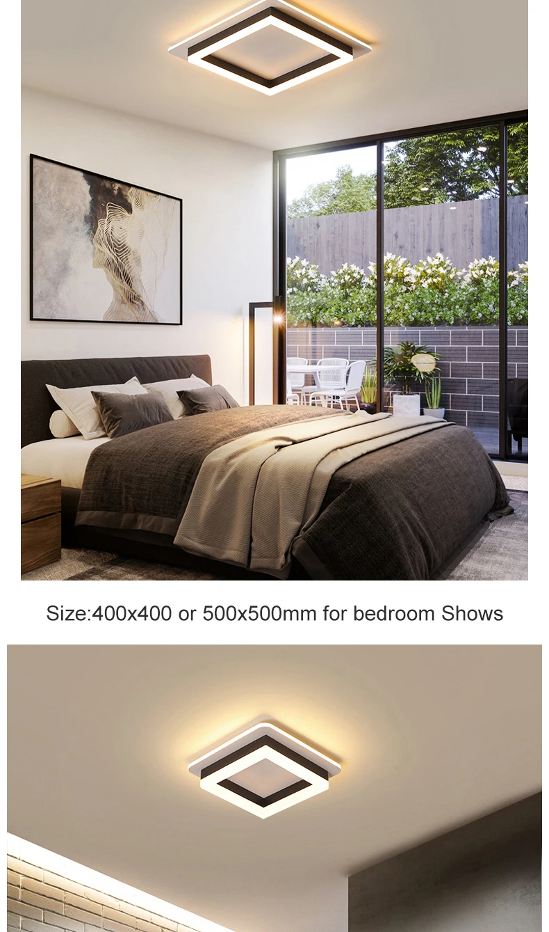 Новая акриловая круглая лампа, люстры для гостиной, спальни, дома, AC85-265V, современная светодиодная потолочная люстра, светильники
