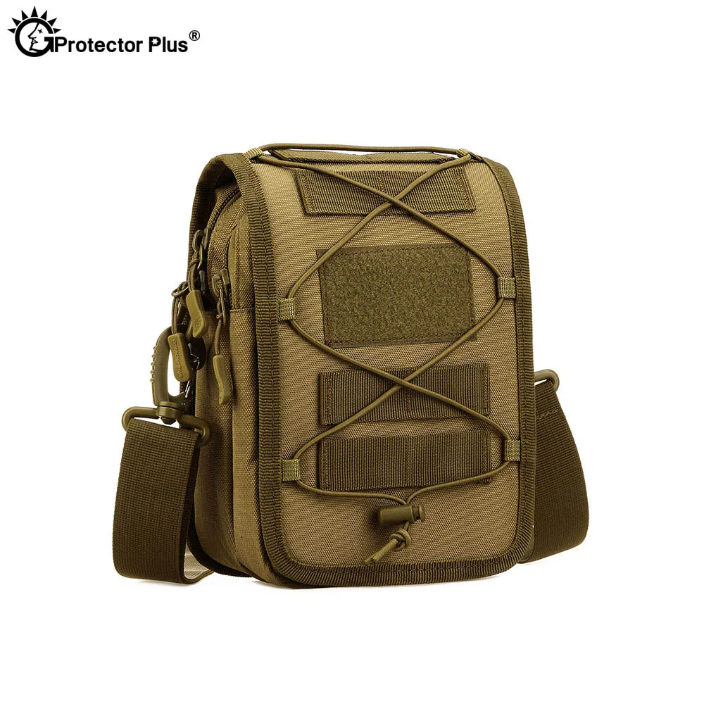 

Защитная тактическая сумка, военная сумка-мессенджер Molle, сумка на одно плечо, нейлоновая, для занятий спортом на открытом воздухе, рыбалки, ...