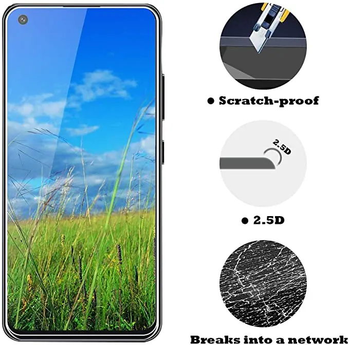 Закаленное стекло для Oukitel C18 Pro 9H 2.5D защитная пленка Взрывозащищенная прозрачная