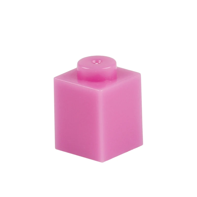 pink 200pcs Мпц Творческий кирпича 1x1 300" сделай сам" Азов просветить строительные блоки покупательских тележек, оптом, наборы для ухода за кожей Совместимость Собирает Частицы Игрушки для детей - Цвет: pink 200pcs
