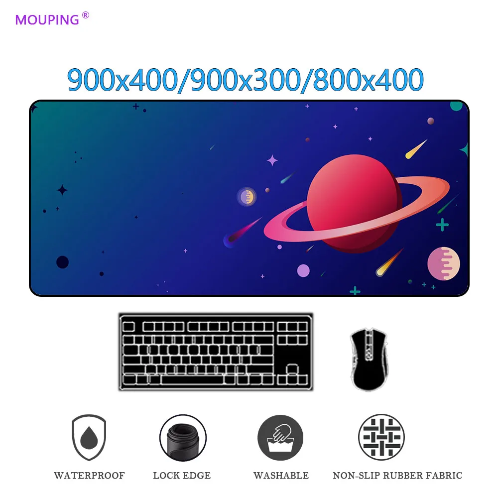 

Large Mouse Pad Planet Desktop Gaming Accessories Cyllene Pc Gamer Desk Carpet Big Mousepad Pink Stargaze Deskmat DropShipping