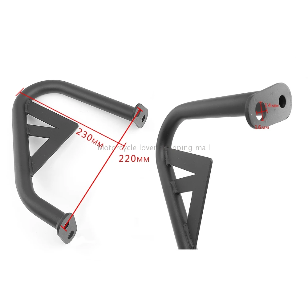 

Motorcycle Accessories Black Pozier Bumper Protection Bar Fit For Triumph Bonneville T120/T100/Street Cup/Bobber 2017-2021