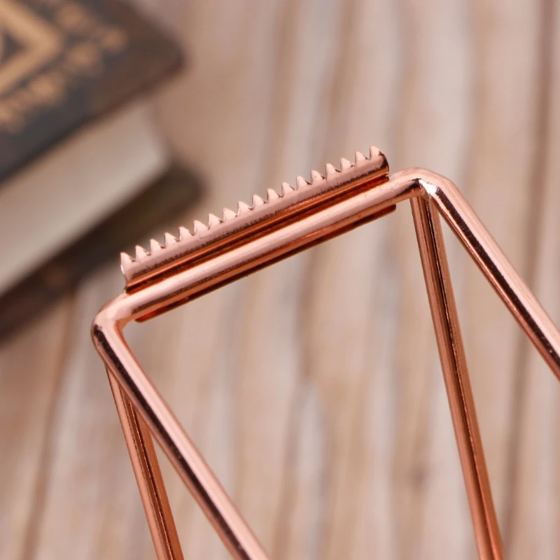 

Rose Gold Hollow Tape Cutter Washi Storage Organizer Stationery Office Supplies