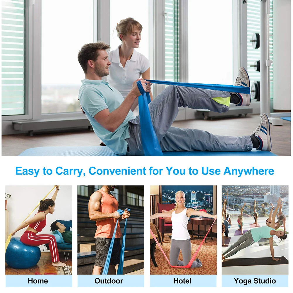 

Yoga Elastic Belt Stretch Sheet Resistance Tension Rope Pull Strap Gym Fitness Exercise Stretch Resistance Bands