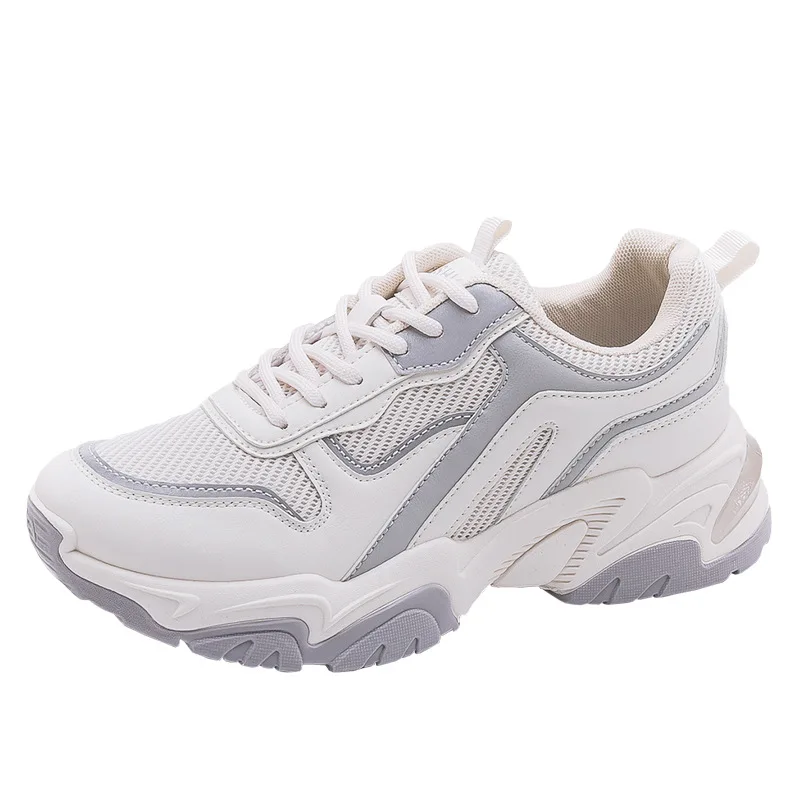 

Fashion Women Sneakers 2021 Spring Platform Mesh White Sport Shoes Women High Quality Breathable Women Shoes Fashion Sneakers