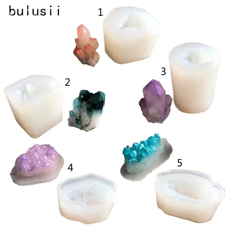 1 шт. ручная работа натуральный кристалл Кварцевый Рок кластер геодезический Druzy