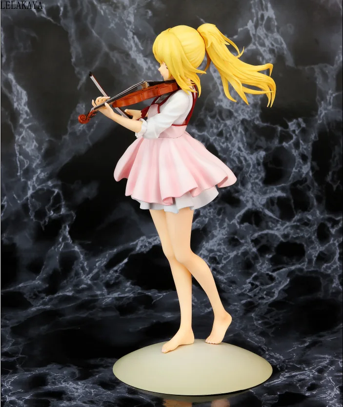 Новое поступление Аниме ваша лежа в апреле Kaori Miyazono скрипка Униформа Ver мультфильм кукла ПВХ фигурка Коллекционная модель игрушки подарок