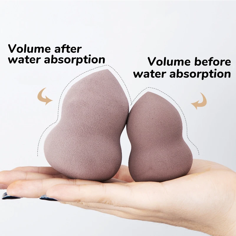 1 шт. мягкая губка для макияжа в виде капель воды |