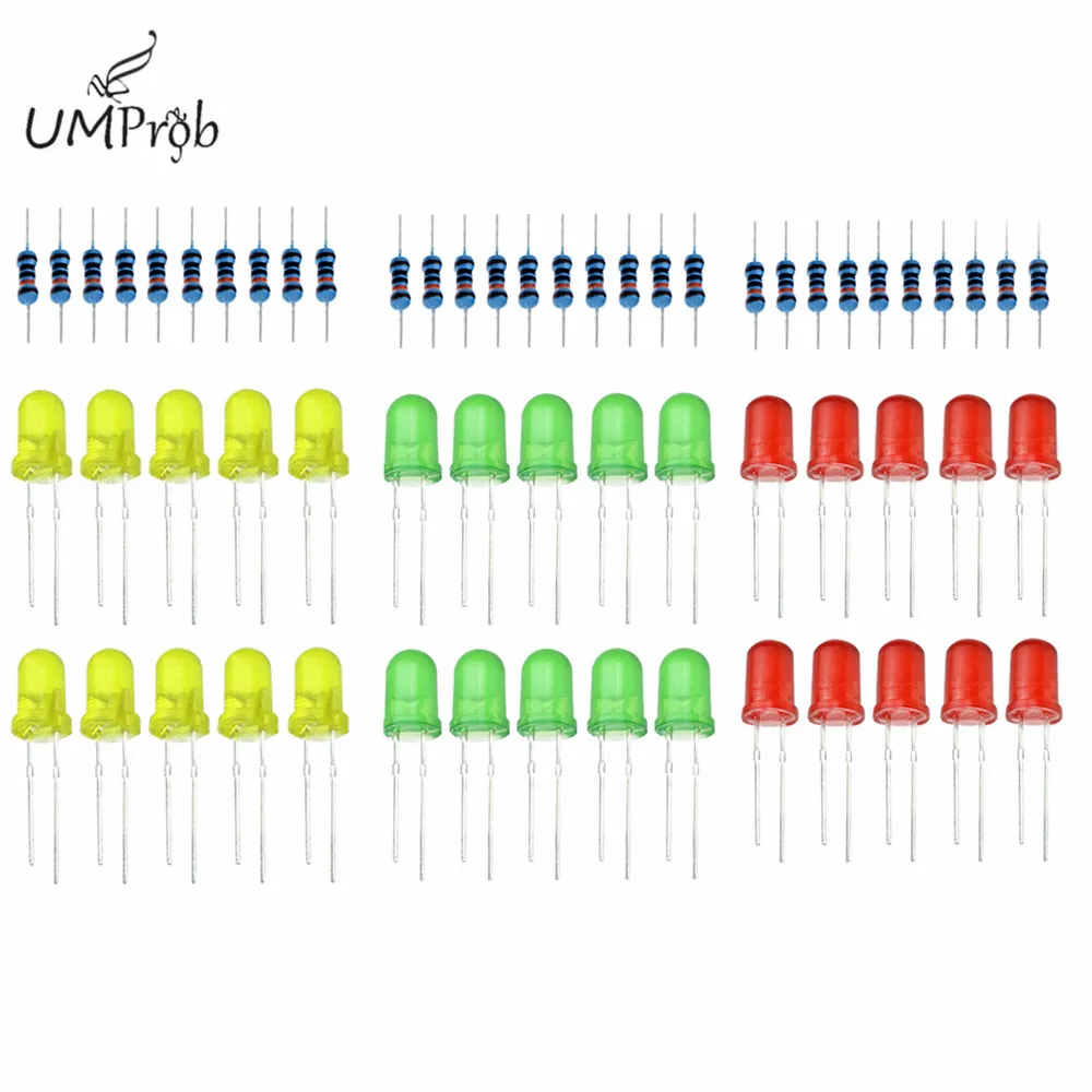 Трехцветный красный зеленый желтый светодиодный школьный учебный лабораторный