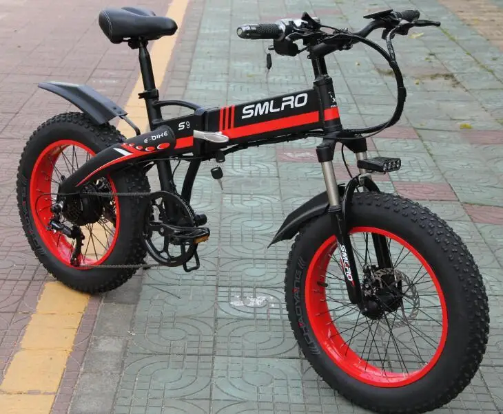 S9f Eu Quality Level 20x4.0 Fat Tire E-bike 48v 10ah 350w Electric Bike 7-speed ebike electric bicycle e bike electric vehicle