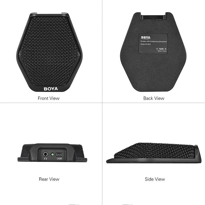 BOYA BY-MC2 суперкардиоидный конденсаторный микрофон для конференц-связи с