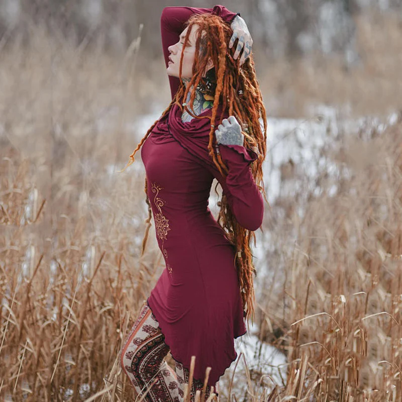 Маскарадный костюм для Хэллоуина лесной эльф фея с рисунком эльфов и способный