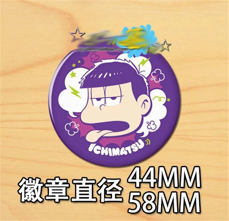Osomatsu-san 6 шт. мультяшная Женская Брошь значок булавка для рюкзака сумки