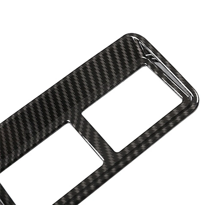 Углеволоконный переключатель задней двери панель управления Накладка