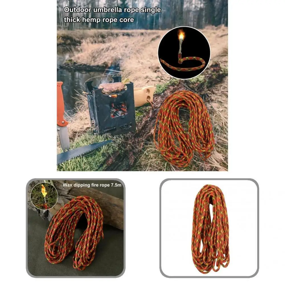 

Compact Premium Compact Bold Sturdy Outdoor Rope Lightweight Emergency Rope Abrasion Resistant for Bundling