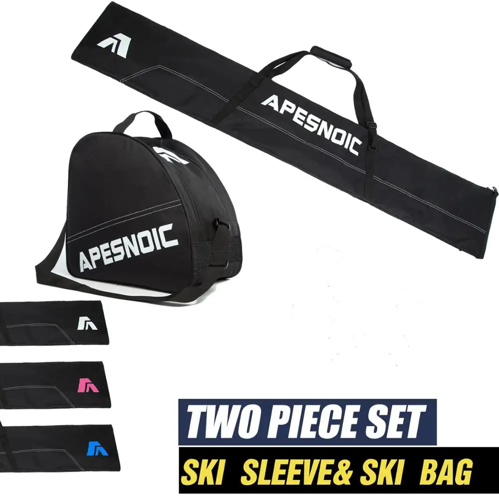 APESNOIC мягкая двухкомпонентная сумка для лыж и ботинок комбинированная