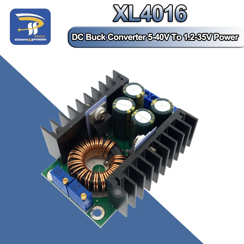 Вольтодобавочный преобразователь XL4016 DC понижающий модуль с регулируемым