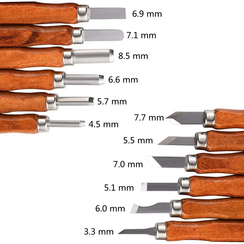 Инструменты для резьбы по дереву DIY 12 резьба долотом набор восковых и резных