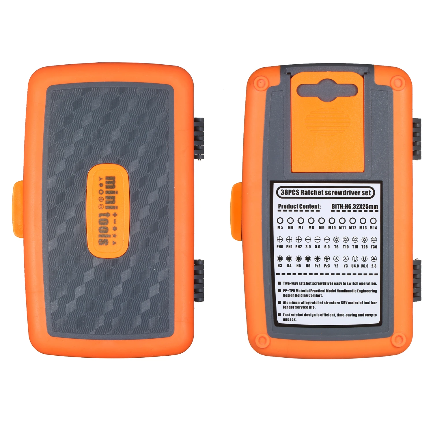 

38pc Precision Ratchet Screwdriver Bit Set Magnetic Screwdrivers Kit Electronics Repair Tool Kit For Phone Laptop Watch