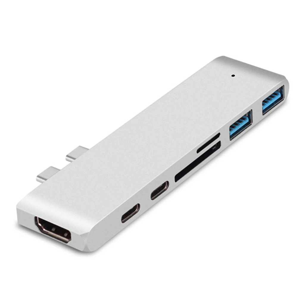 Многофункциональная док-станция с двумя портами USB Type-C и экранами | Компьютеры