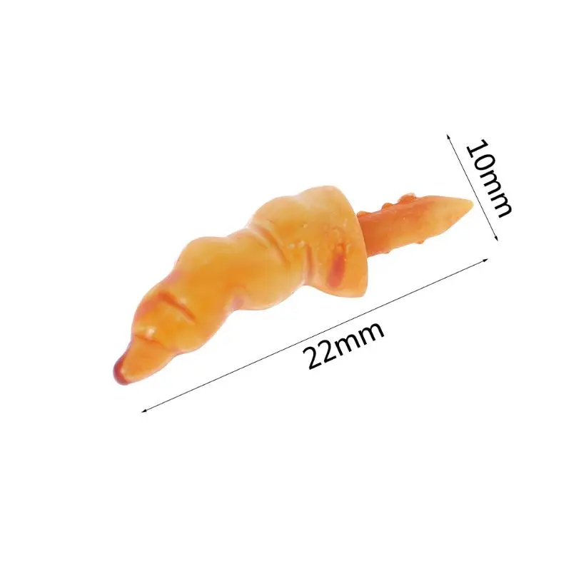 

100pcs 10x22mm Plastic DIY Snowman Nose for Handmade Craft Children Kids Toy Christmas Decor R9JD