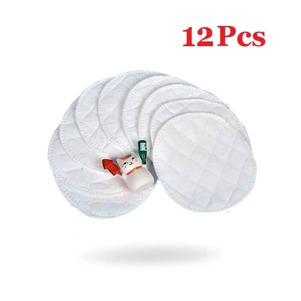 12 шт. многоразовые грудные прокладки для кормящих органические простые моющиеся