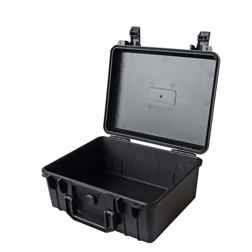 

Plastic Tool Box with Handle, Locking Lid, Empty Box / Pearl Sponge Insert, Organizer and Storage Case, L280 x W240 x H130mm