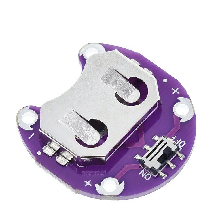 

LilyPad Coin Cell Battery Holder CR2032 Battery Mount Module