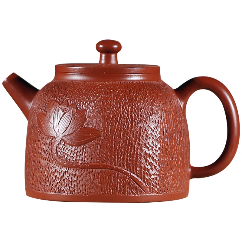 

recommended pure manual ball hole kung fu tea set the teapot undressed ore mud dahongpao Buddha lotus Qin Quan zhu