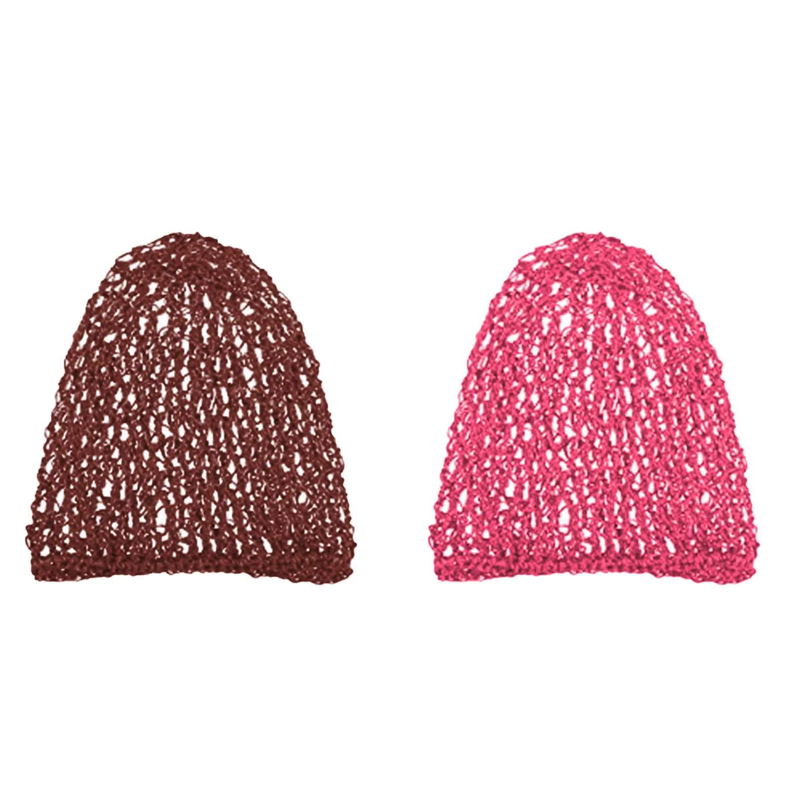 

2PC Mesh Hair Net Soft Rayon Knit Hat Sleeping Crochet Hairnet Long Hair Net