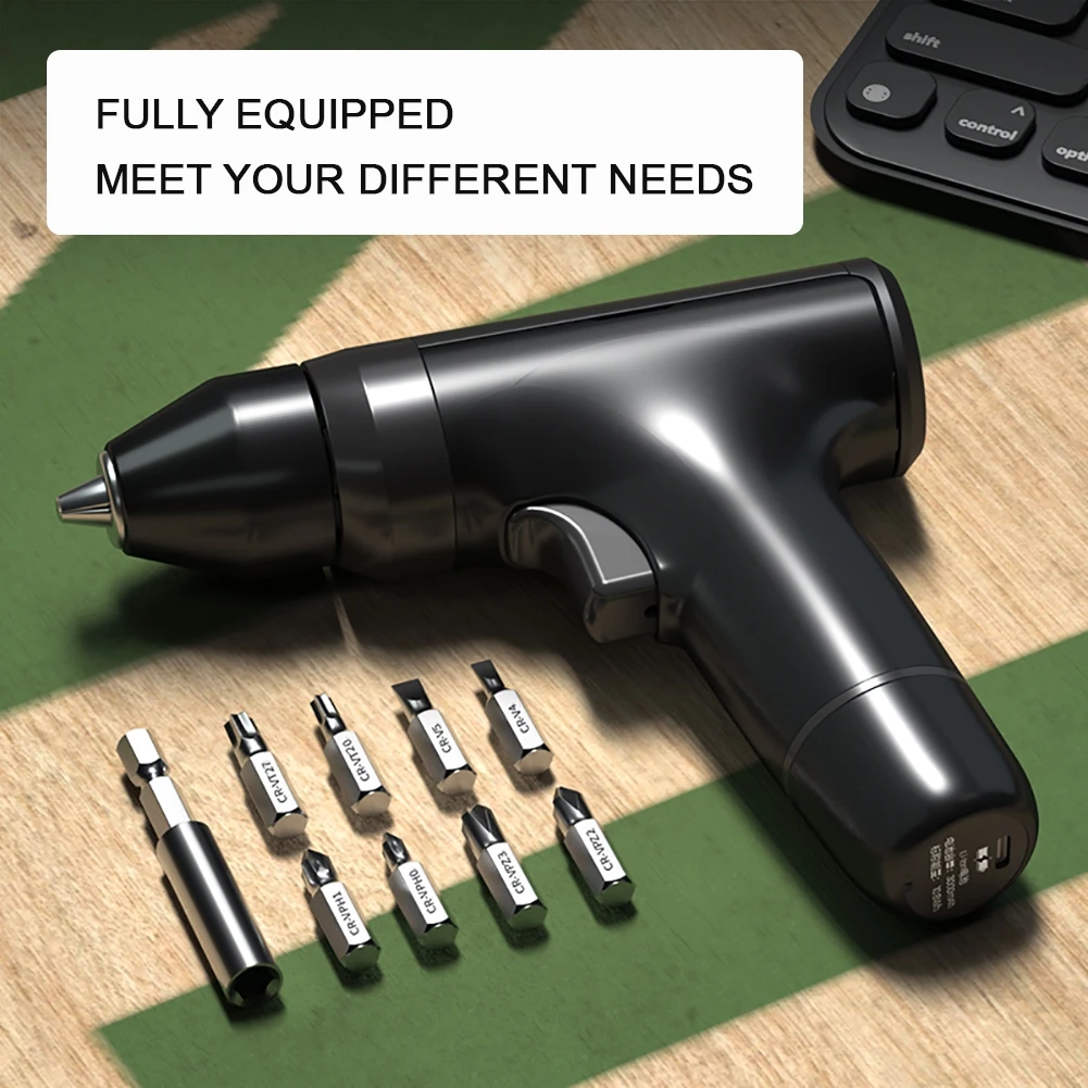 

Deli 2 Speeds Cordless Impact Drill Electric Screwdriver Home Battery Rechargeable Hand Drill