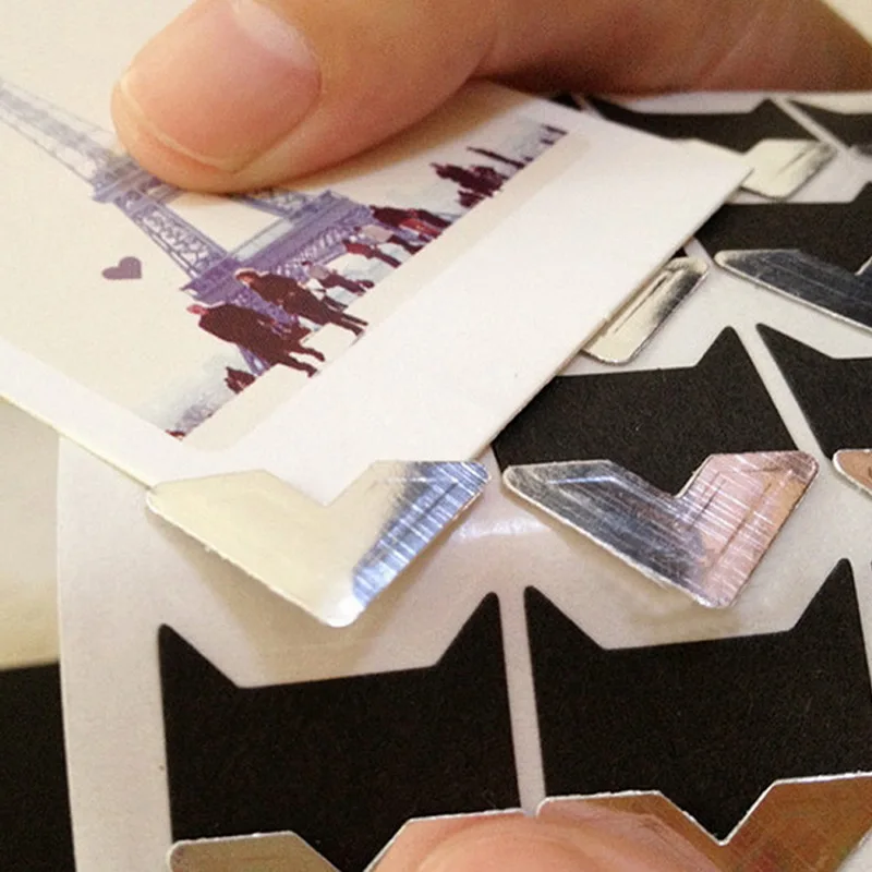 Сделай сам в винтажном стиле Уголок крафт бумага наклейки для фотоальбомов Ретро