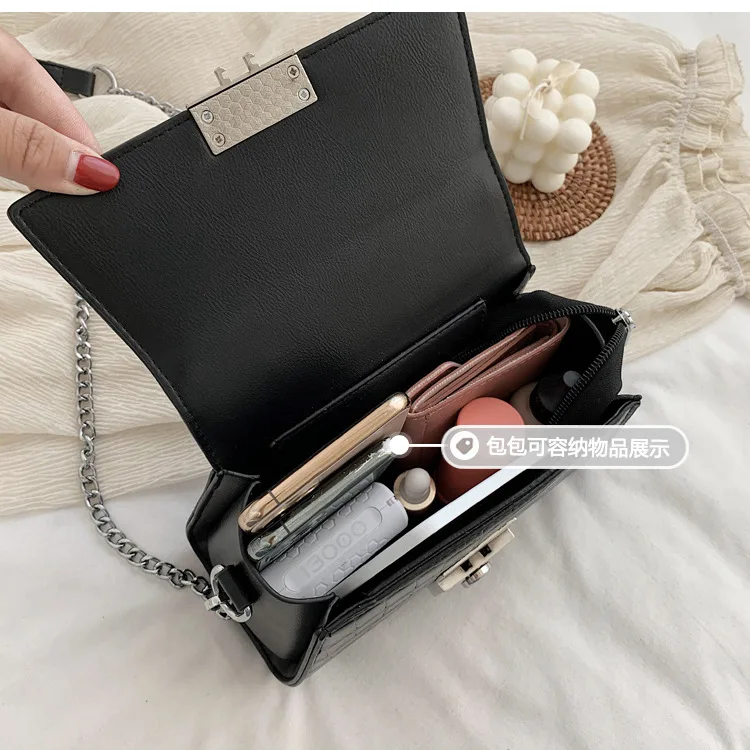 

Ins Style Green Purple Flap PU Leather Handbags Purse For Women Casual Bag Ladies Crossbody Shoulder Bags Girls Phone Bag Bolsos