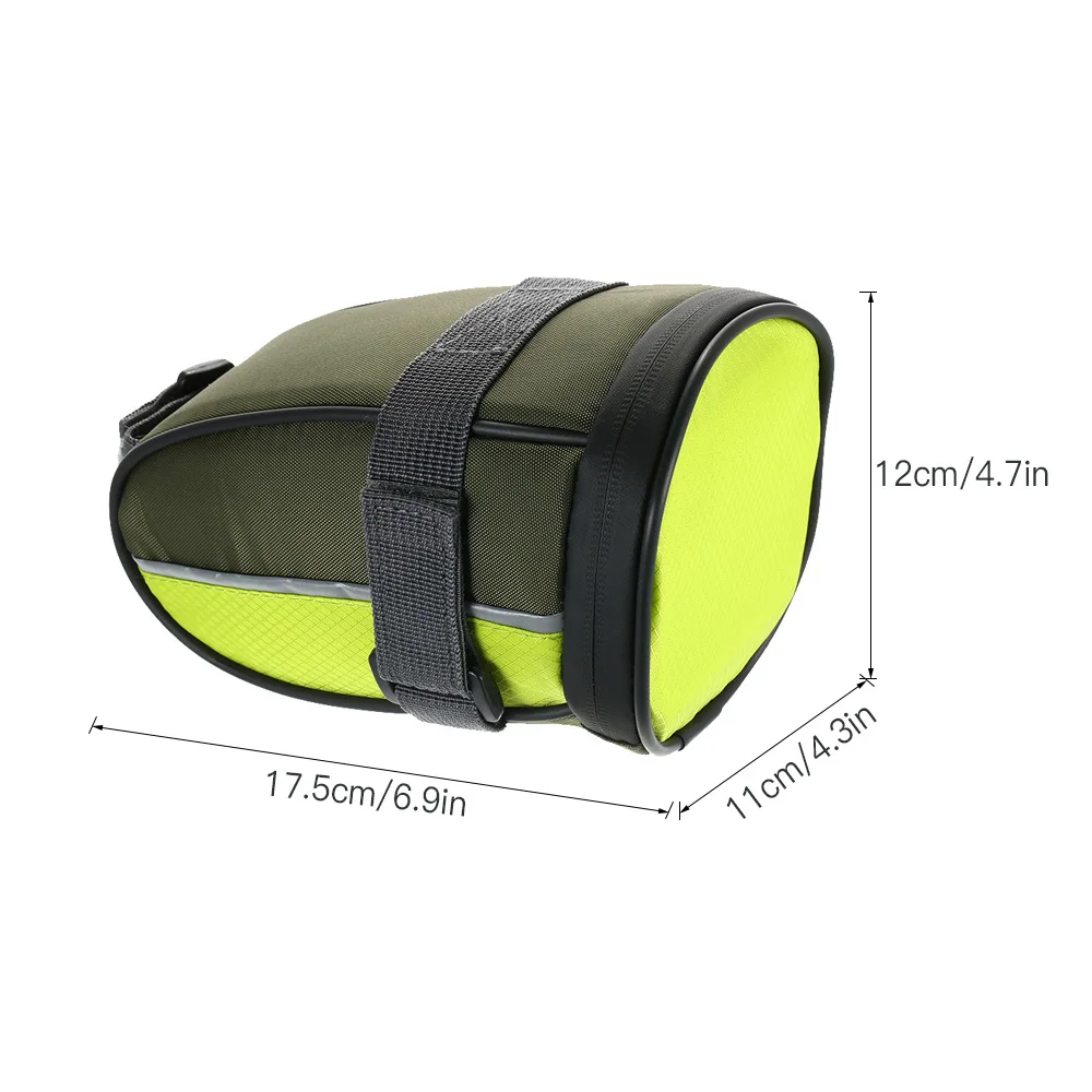 Сумка седло велосипедная Светоотражающая с зарядкой от USB и светодиодной